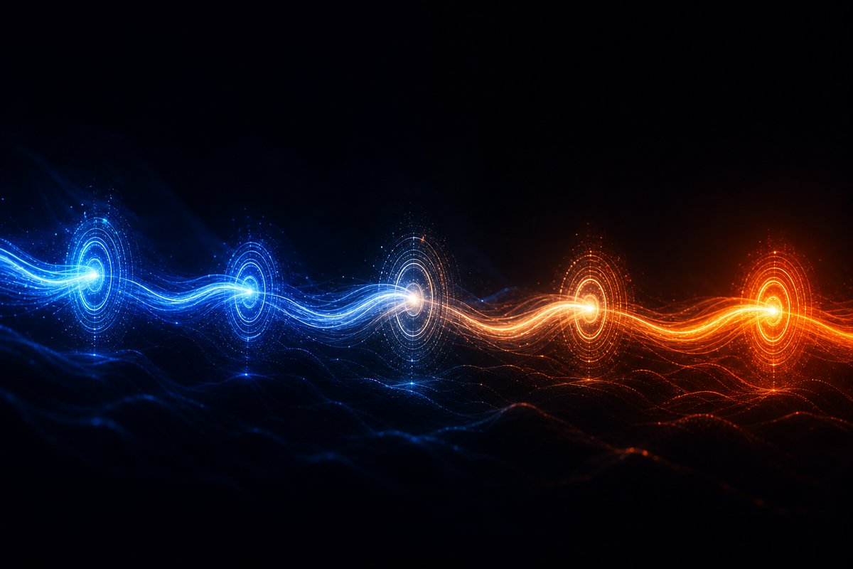 A single data packet traced through evaluation gates to a verified endpoint